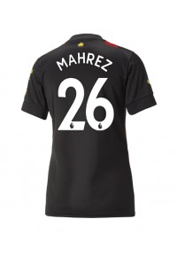 Fotbalové Dres Manchester City Riyad Mahrez #26 Dámské Venkovní Oblečení 2022-23 Krátký Rukáv